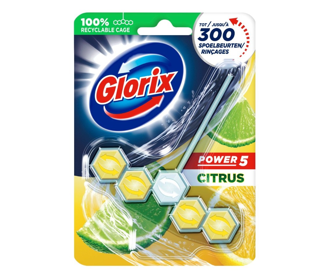 Glorix Toiletblok Power Lemon